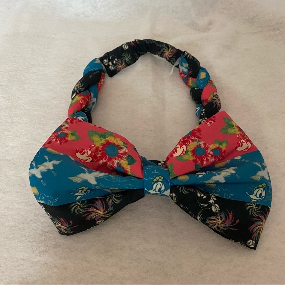 TOKYO DISNEYland BOW Braided Headband Summer Matsuri TDR